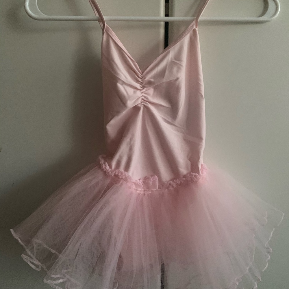 Pink child ballet outfit